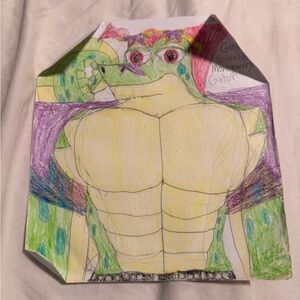 Colorful Reptile Illustration Art